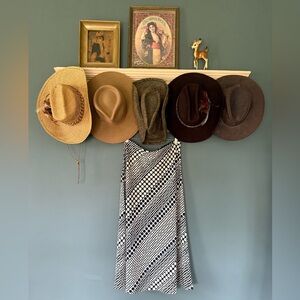 NEW :: Loft :: Polka Dot Bias Midi Skirt sz small